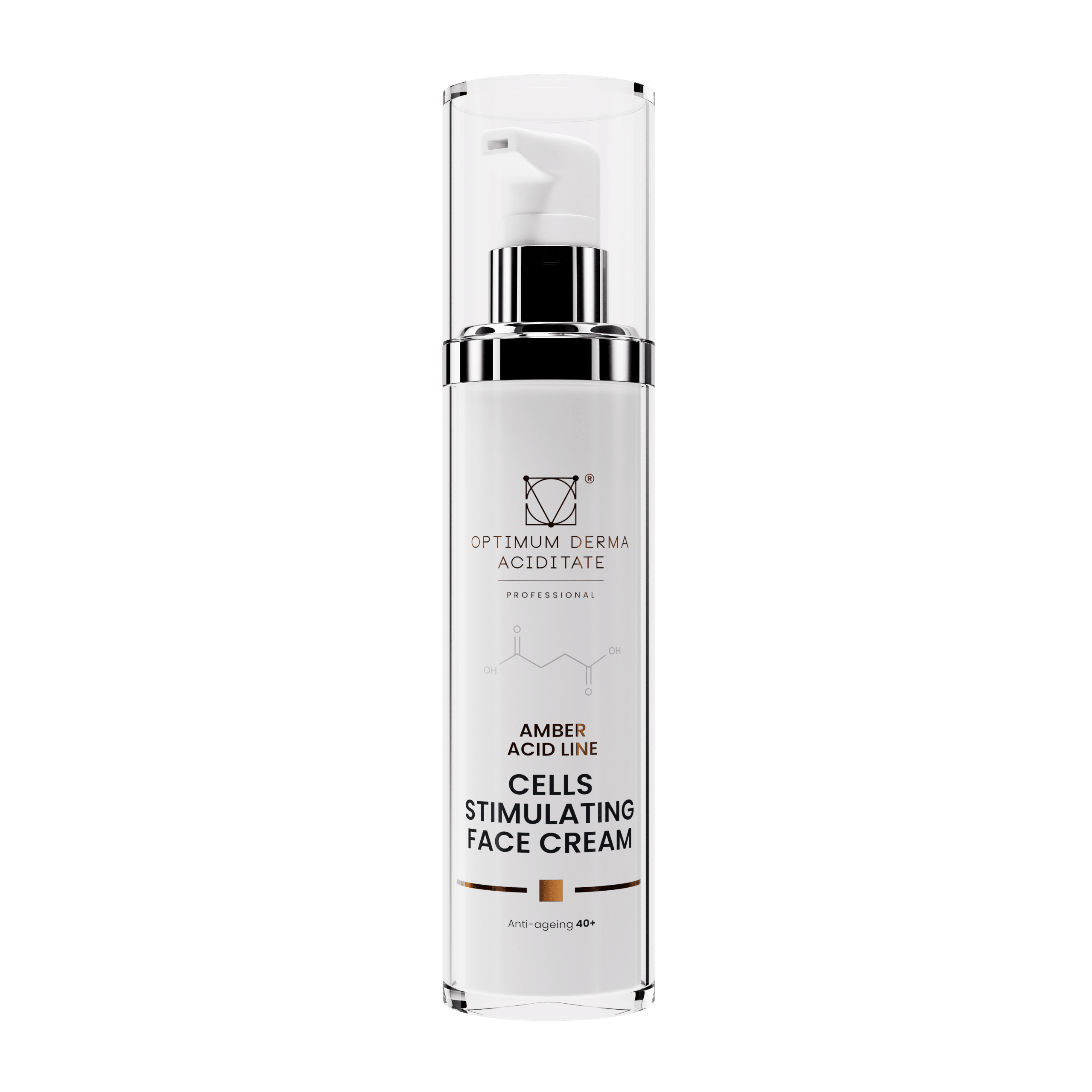 CELLS STIMULATING FACE CREAM 40+ WITH AMBER ACID AND PEPTIDES, 50 ML